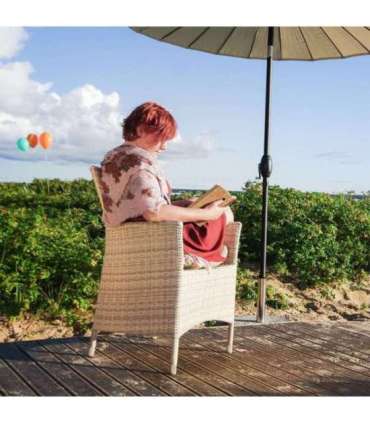 Tool WICKER-1 61x58xH86cm, beež