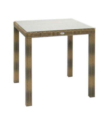 Laud WICKER 73x73xH71cm, cappuccino