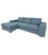 Угловой диван DAGMAR голубой