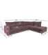 Nurgadiivan LAYLA PN 265x94x208xH90cm, hallikasroosa