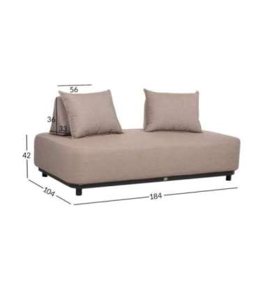 Diivan AMORE 2-kohaline, beež