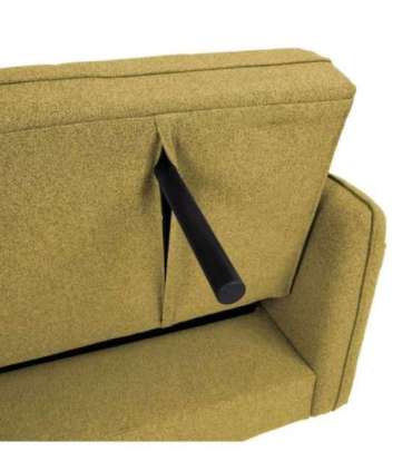 Diivanvoodi VISBY 200x88xH93cm, kollane