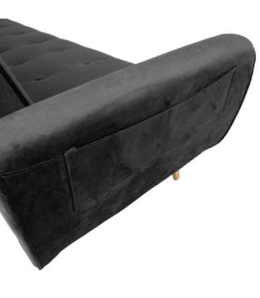 Diivanvoodi FALUN 214x83xH82cm, hall samet