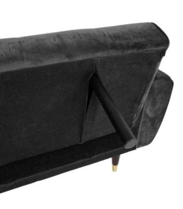 Diivanvoodi FALUN 214x83xH82cm, hall samet