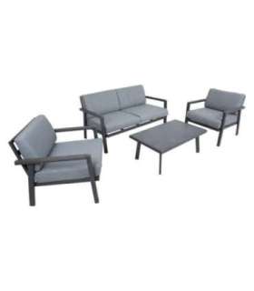 Aiamööblikomplekt DELGADO laud, diivan ja 2 tooli