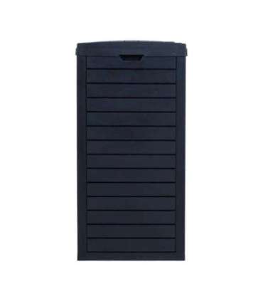 Prügikast GALA 78x41xH86cm/230L, must plastik