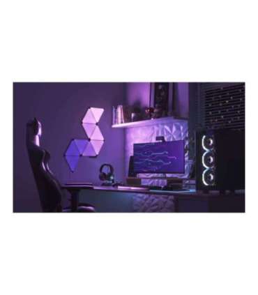 Nanoleaf Shapes Black Triangles Starter Kit (9 panels) 42 W WiFi