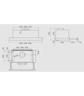 Elica ELITE 14 LUX GRIX/A/50