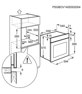 Electrolux EOF3H40BW