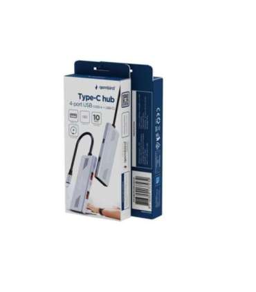 GEMBIRD 4-PORT A + C USB 3.2 (GEN 2) TYPE-C HUB