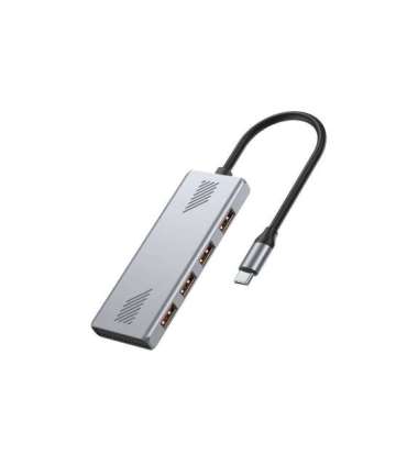 GEMBIRD 4-PORT USB 3.2 (GEN 2) TYPE-C HUB GREY