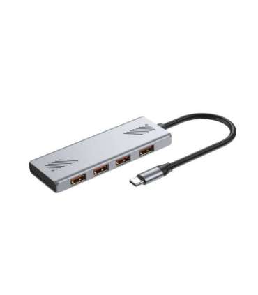 GEMBIRD 4-PORT USB 3.2 (GEN 2) TYPE-C HUB GREY