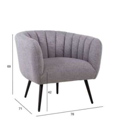 Tugitool TUCKER 78x71xH69cm, hall