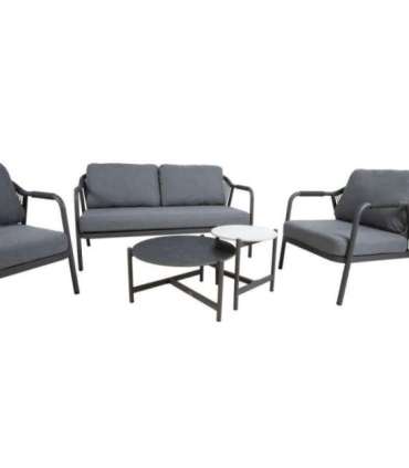 Aiamööblikomplekt KASSEL 2 lauda, diivan ja 2 tooli