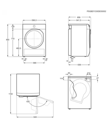 Dryer ELECTROLUX EW7D495UE