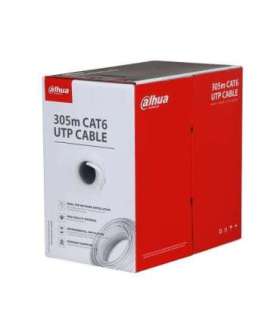 CABLE CAT6 UTP 305M CCA WHITE/PFM922I-6UN-C-WHITE DAHUA