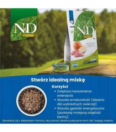 FARMINA N&D CAT PRIME BOAR & APPLE  70g