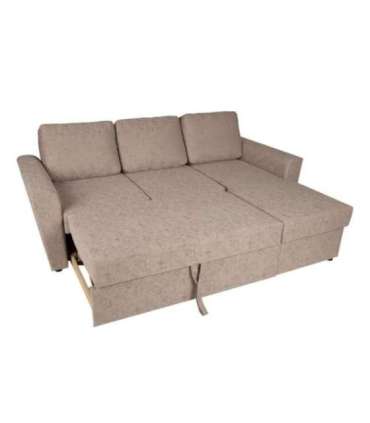 Nurgadiivanvoodi INGA 217x92/160xH92cm, beež