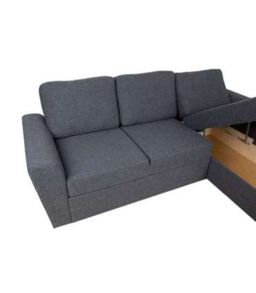 Угловой диван-кровать INGMAR темно-серый