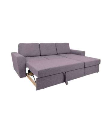 Угловой диван-кровать INGMAR винтаж розовый