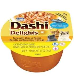 INABA CAT DASHI DELIGHTS TUNA WITH CHEESE 70g