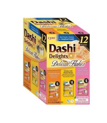 INABA CAT D.D. DELICATE FLAKES12PCHICK 12x40g