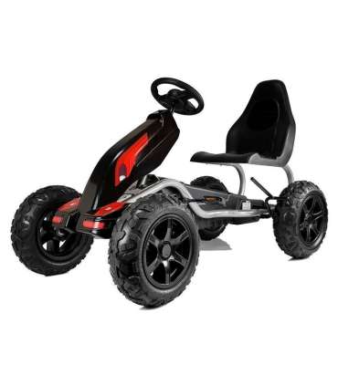 Gokart B012 Inflatable Tires Black