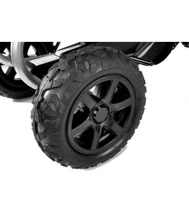 Gokart B012 Inflatable Tires Black