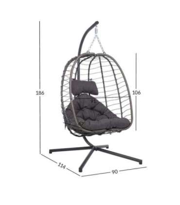 Ripptool GRANVIN 90x114xH186cm, tumehall