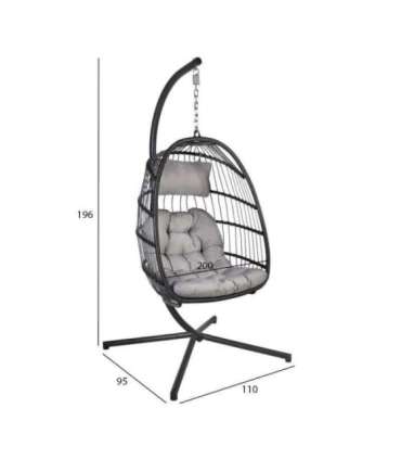 Ripptool YOYO 100x95/110xH196cm, hall