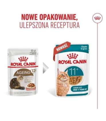 ROYAL CANIN Ageing 11+ Chunks in gravy - wet cat food - 12x85g