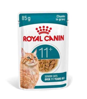 ROYAL CANIN Ageing 11+ Chunks in gravy - wet cat food - 12x85g