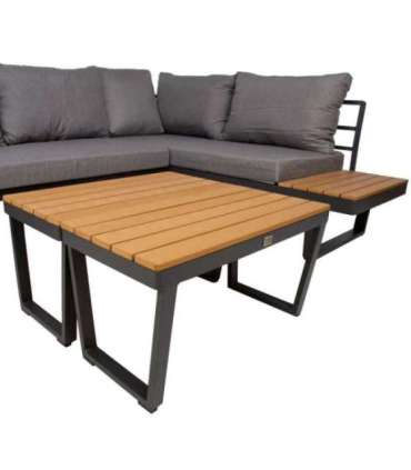 Aiamööblikomplekt MALTA mooduldiivan, 2 lauda