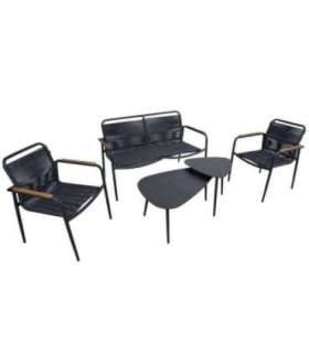 Aiamööblikomplekt NEBO 2 lauda, pink ja 2 tooli