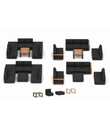 Diivanilaud FULLER 83x83xH42cm