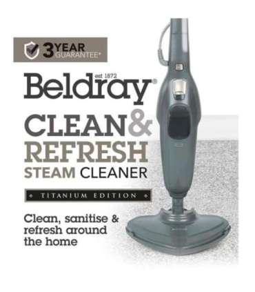 Beldray BEL01986VDER Clean and Refresh Steam Cleaner