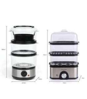 Salter EK5885VDE Compact 3-Tier Steamer