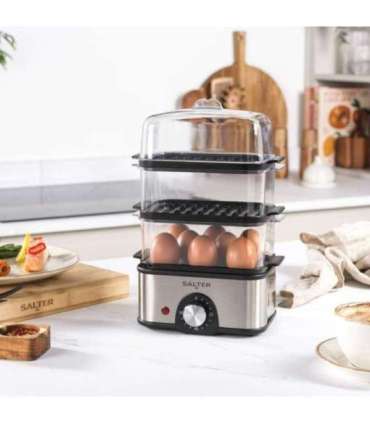 Salter EK5885VDE Compact 3-Tier Steamer
