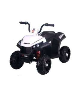 S601 White - Electric Ride On Quad