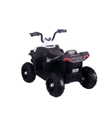 S601 White - Electric Ride On Quad