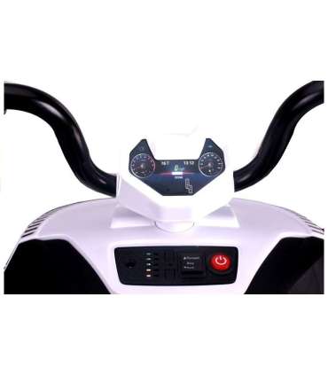 S601 White - Electric Ride On Quad