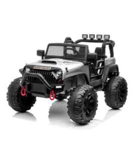 Jeep JC666 Electric Ride On Car Silver Painted