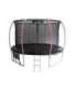 LEAN Sport Max 12ft Trampoline Black-Pink