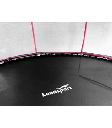 LEAN Sport Max 14ft Trampoline Black-Pink