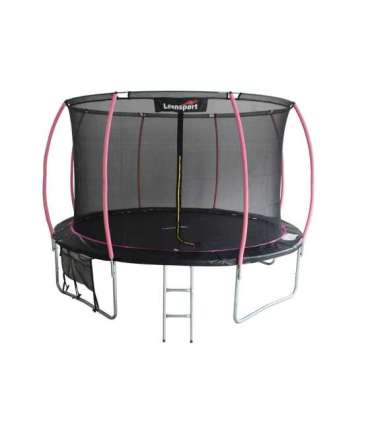LEAN Sport Max 14ft Trampoline Black-Pink