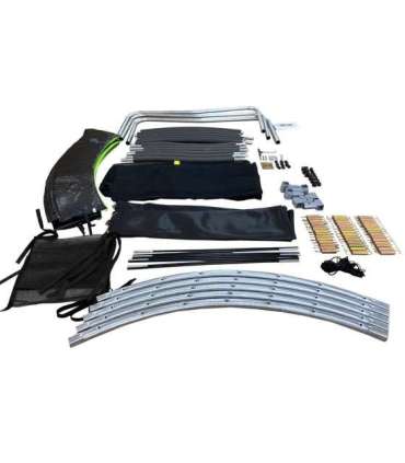 LEAN Sport Max 10ft Trampoline Black-Green