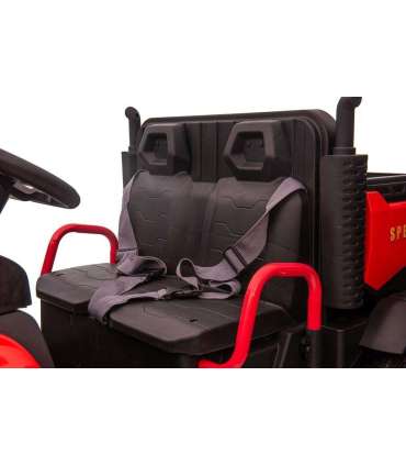 Car On Battery JC222 Red