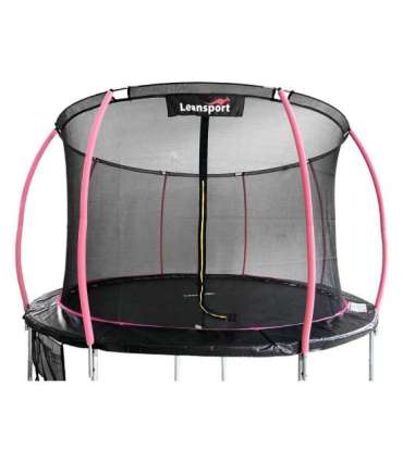LEAN Sport Max 16ft Trampoline Black-Pink