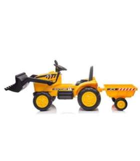 Battery Tractor With Trailer S617 Yellow