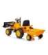 Battery Tractor With Trailer S617 Yellow